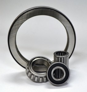 Caster bearings for high heat applications.